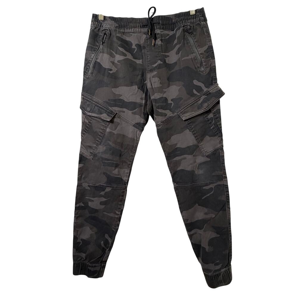 Md Hollister Camo Cargo Pants Womens Y2K Utility Streetwear Grunge Military Army